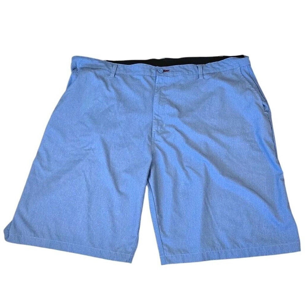 Burnside‎ Mens Golf Chino Shorts Size 34 Golf Performance Blue Preppy Casual